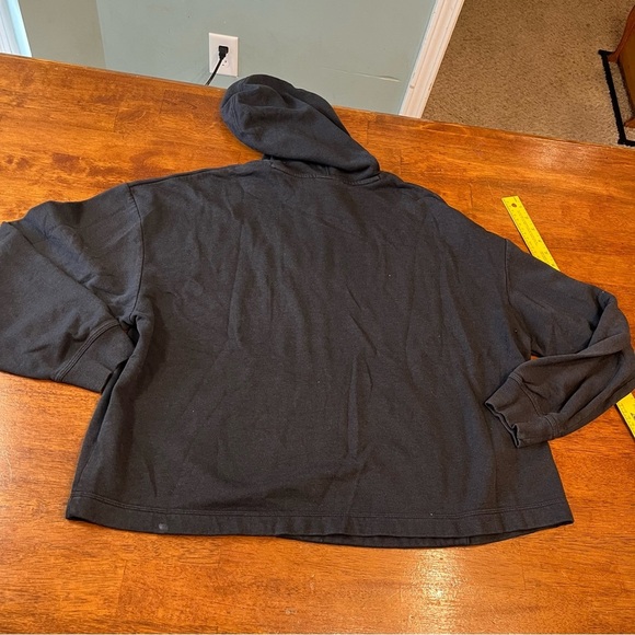 Nike Varsity fleece relaxed pullover sweatshirt women’s black size XL - Picture 6 of 7